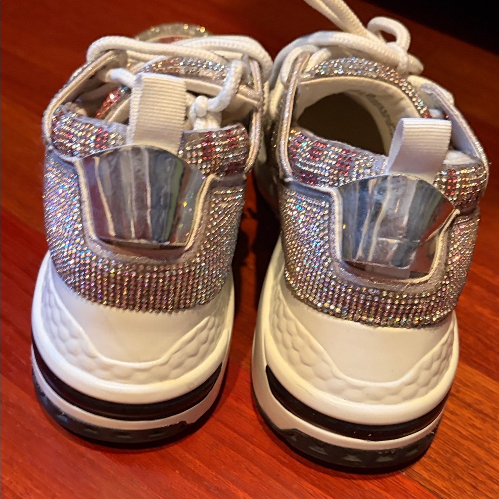 Steve Madden Multicolor Rhinestone Sneakers - Picture 3 of 4